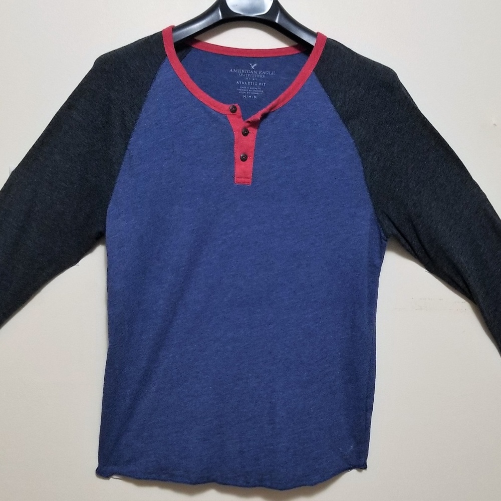 AE Baseball Henley T-Vintage Fit